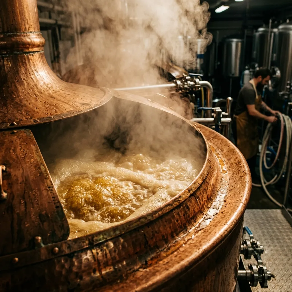 Ebullición del mosto