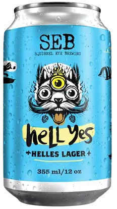 Botella de cerveza HELL YES