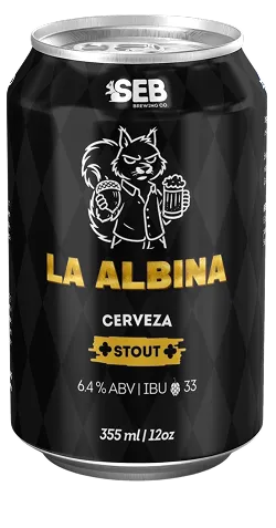 Botella de cerveza LA ALBINA