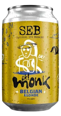 Botella de cerveza OK MONK